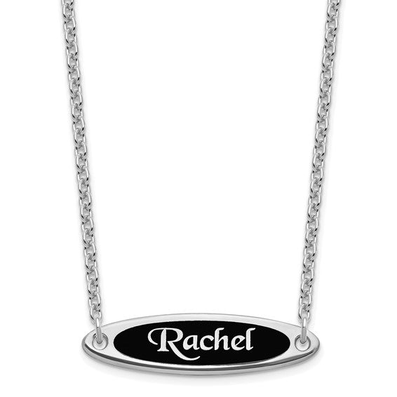 Enameled Name Necklace