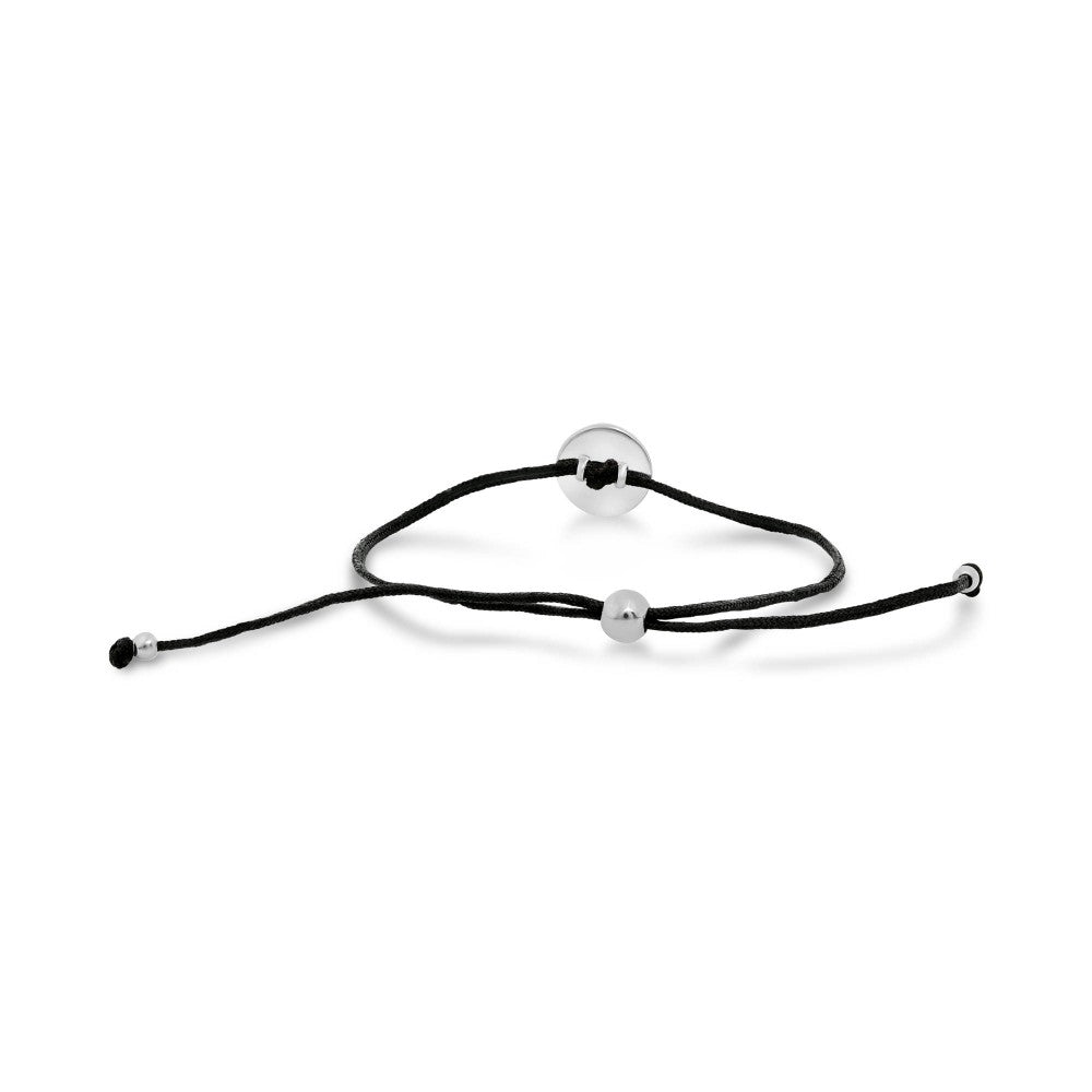 Diamond Disc String Bracelet