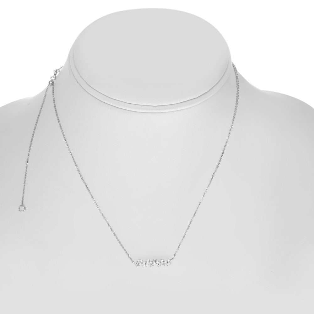 DIAMOND BAGUETTE NECKLACE
