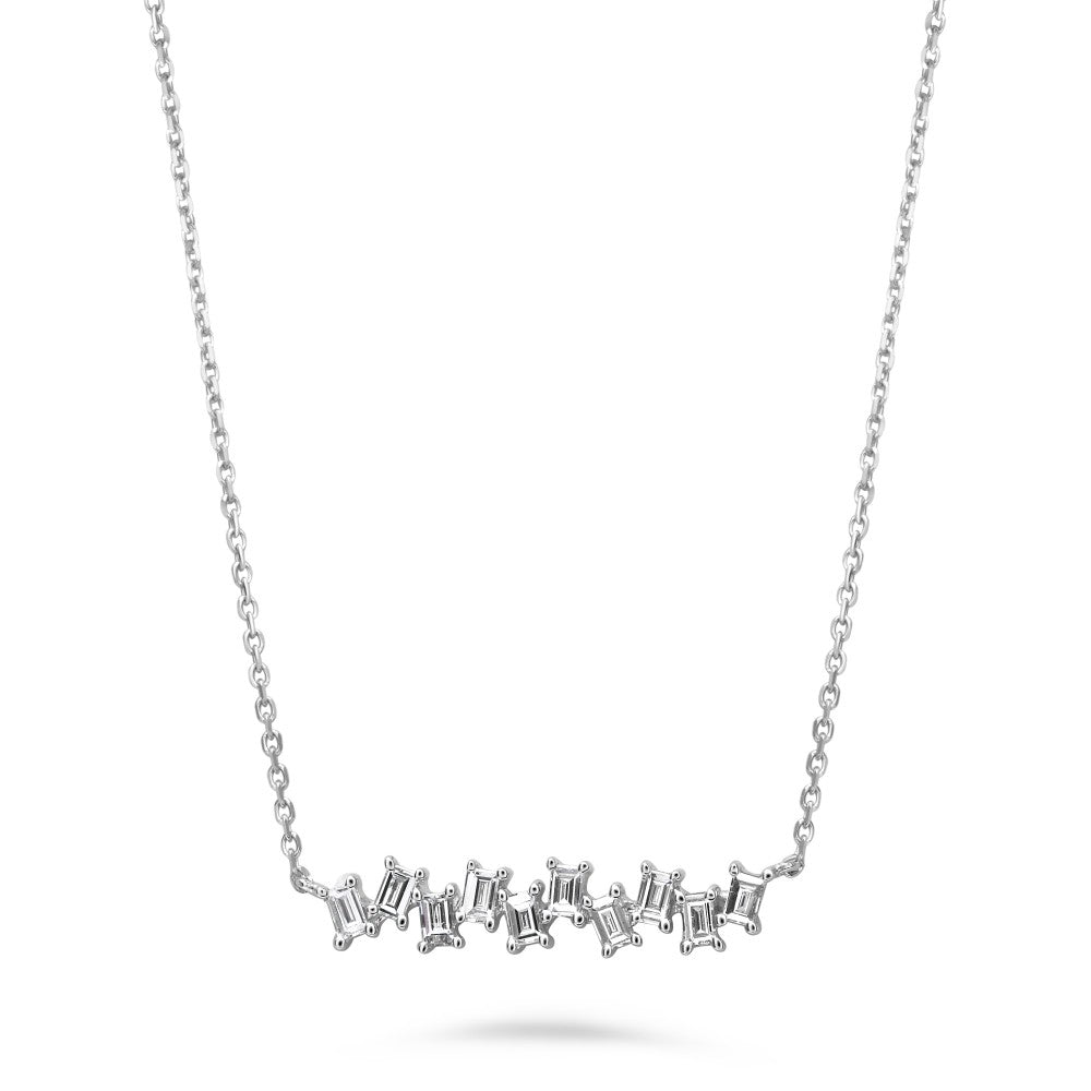 DIAMOND BAGUETTE NECKLACE