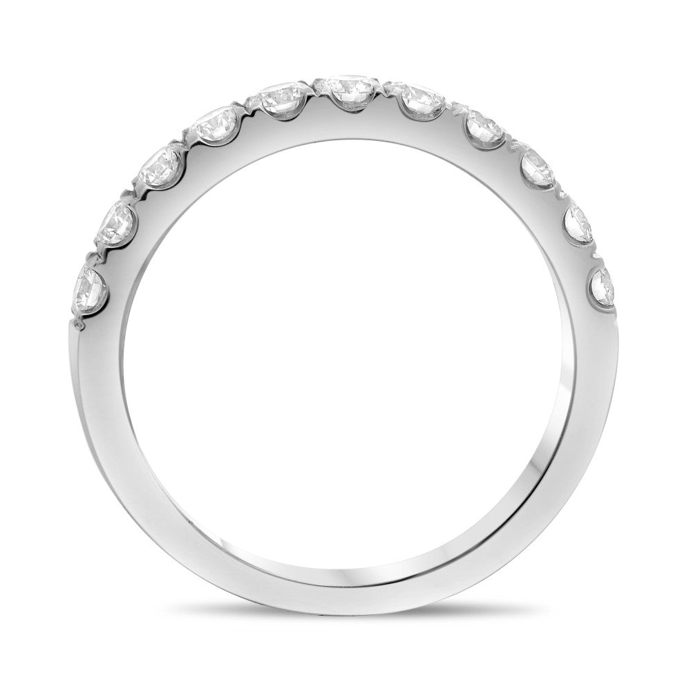 Classic White Diamond Band