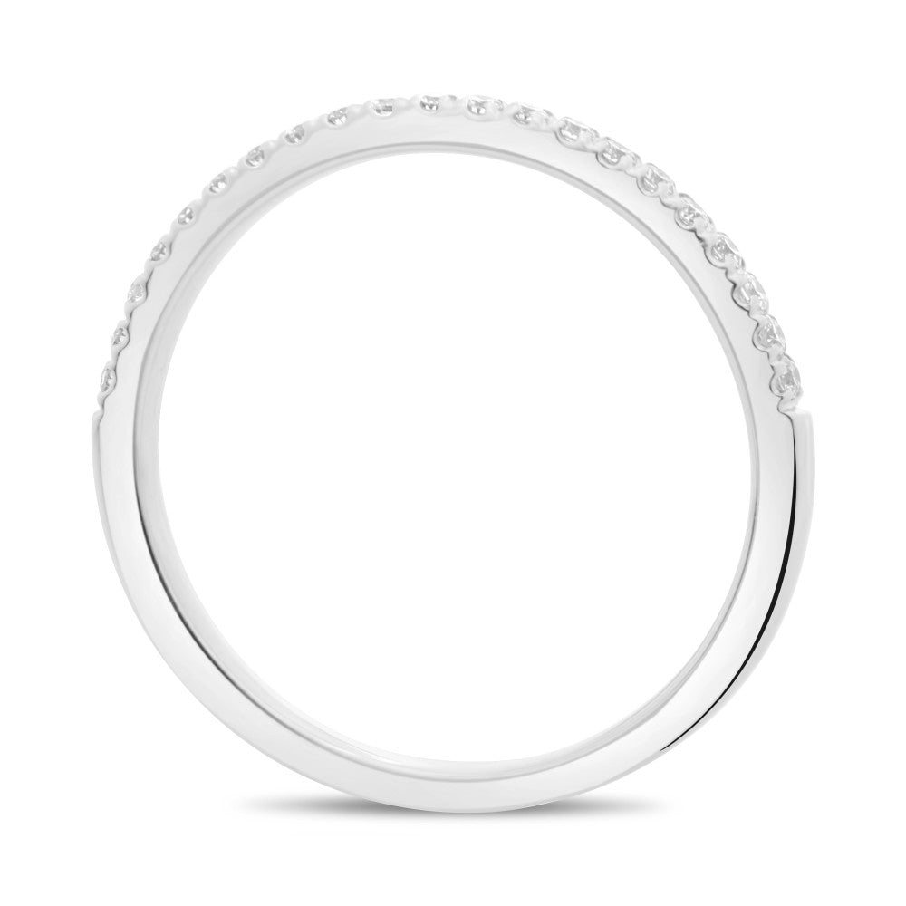 Stackable Fishtail Diamond Band