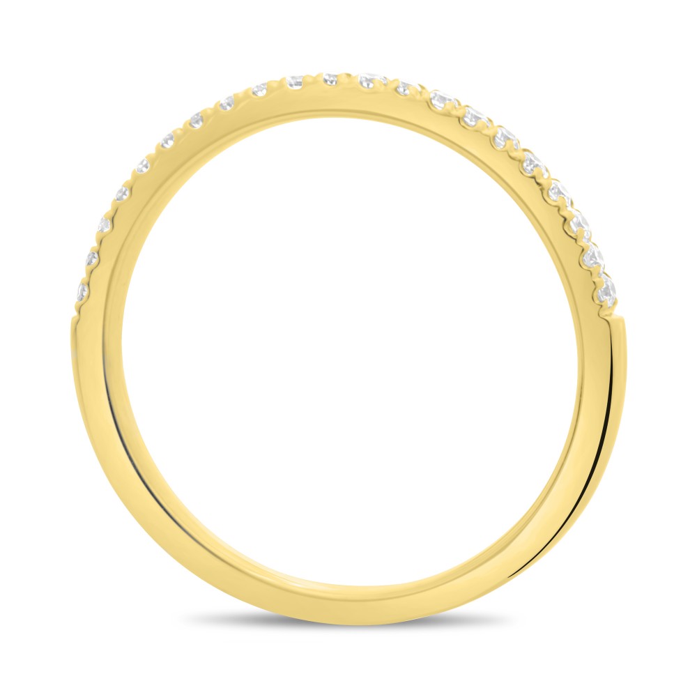 Stackable Fishtail Diamond Band