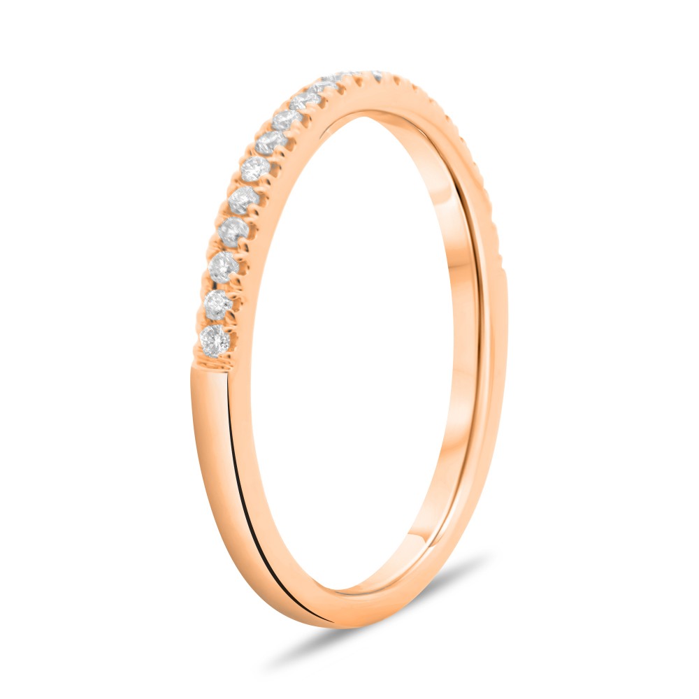 Stackable Fishtail Diamond Band