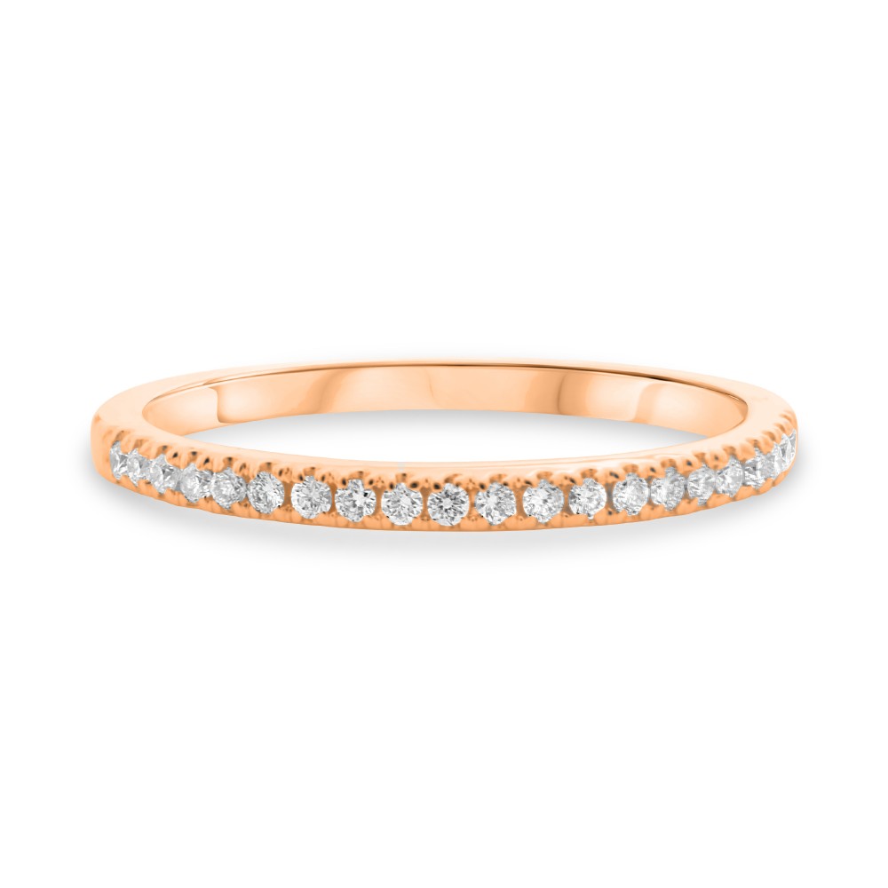 Stackable Fishtail Diamond Band