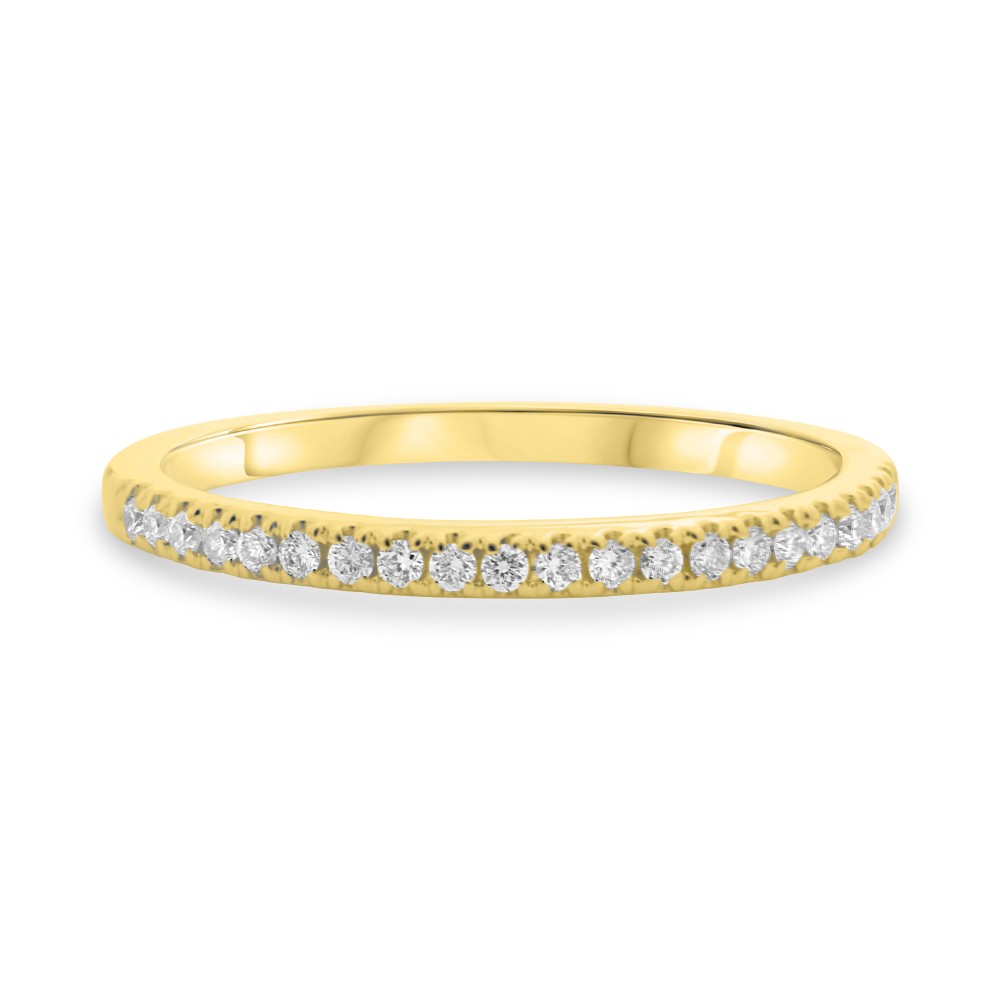 Stackable Fishtail Diamond Band