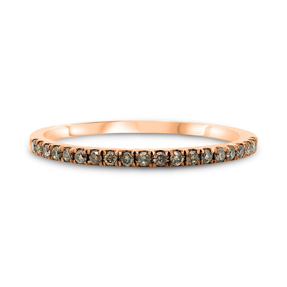 ROSE GOLD CHAMPAGNE DIAMOND BAND