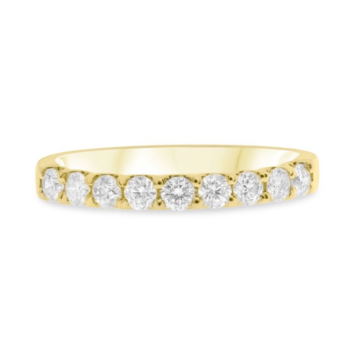 Nine Stone White Diamond Band