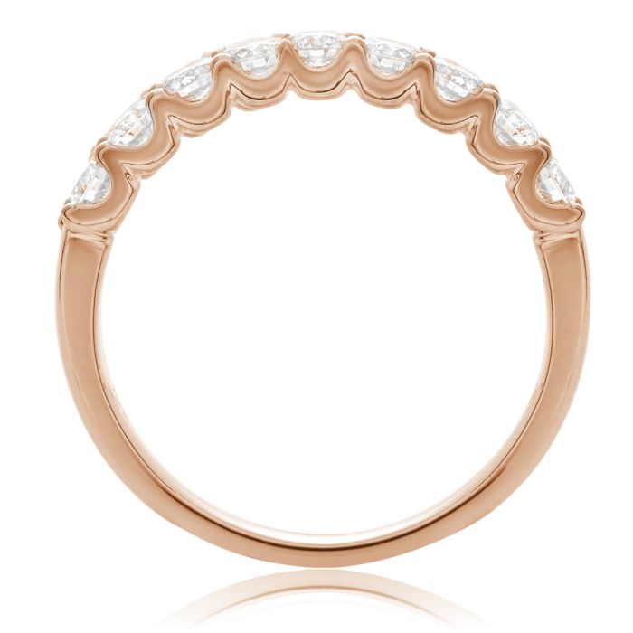 Nine Stone Diamond Wedding Band