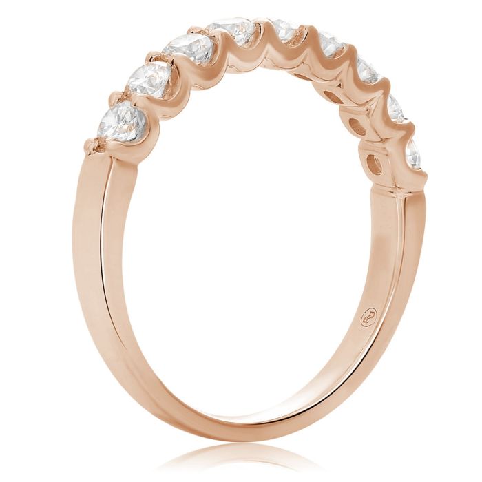 Nine Stone Diamond Wedding Band